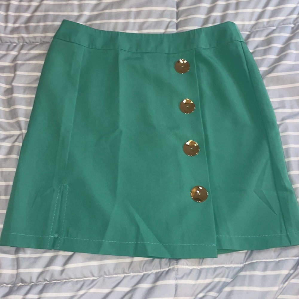 4th and reckless Skirt teal color , size US6